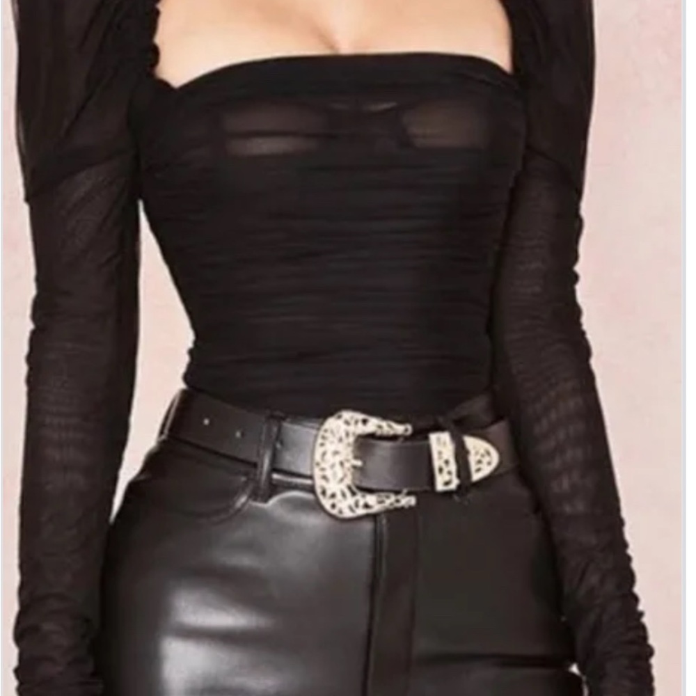 Elegant Black Off-Shoulder Top